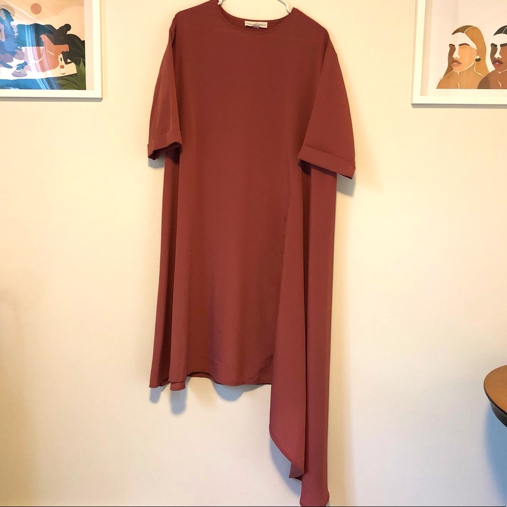 MIMU MAXI Cascade Dress petite fit in Silky Rose